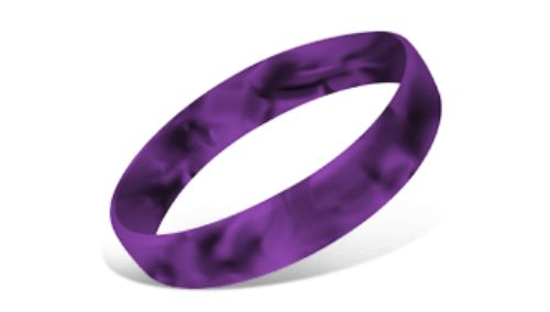 Swirled Silicone Wristbands - The Wristband Man Canada