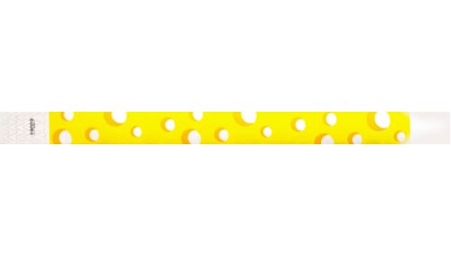 Tyvek 3/4&quot; Wristbands - Cheese