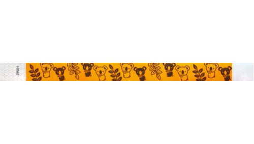 Tyvek 3/4&quot; Wristbands - Cute Koalas