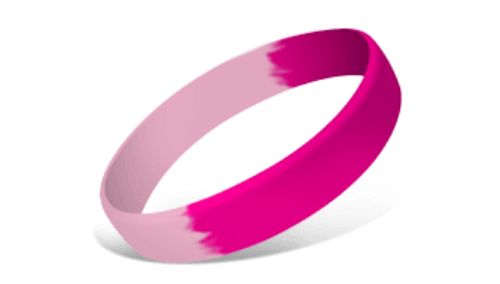 Pink Silicone Bracelet, Personalized Bracelet, 20mm wide Band. – My Custom  ID™