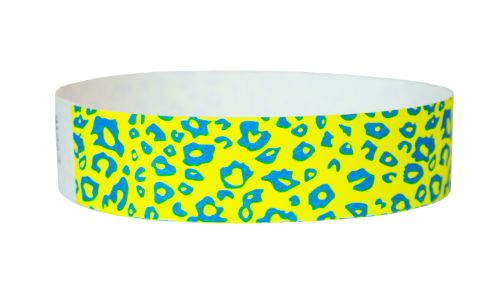 Cheetah - 3/4" Tyvek® Wristbands