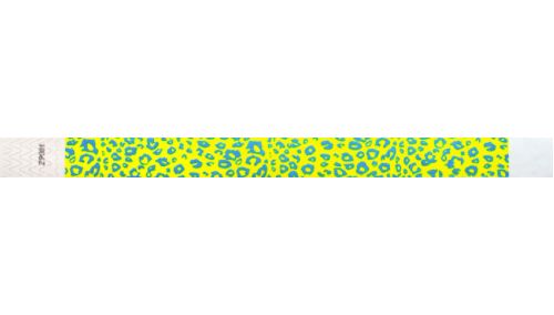 Tyvek 3/4&quot; Wristbands - Cheetah