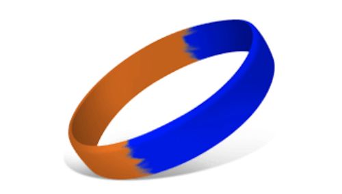 Segmented Silicone Wristbands