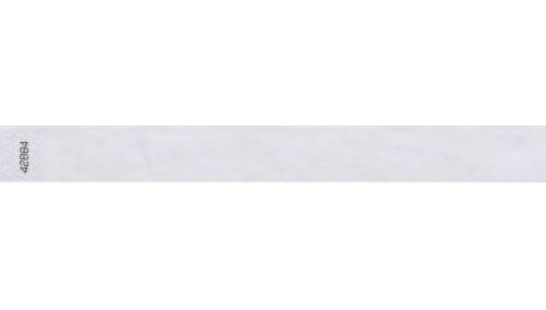 Tyvek 1" Wristbands - Litter Free White Custom