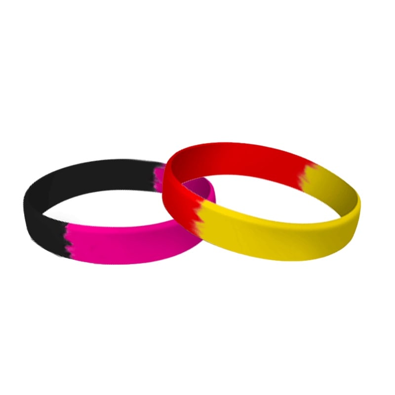 Segmented Silicone Wristbands