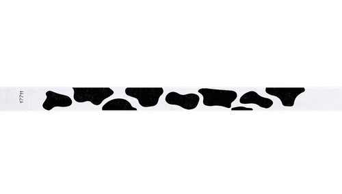 Tyvek 3/4&quot; Wristbands - Cow