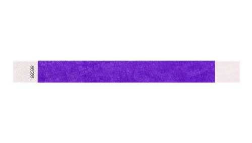 Tyvek 1" Wristbands - Solid Purple