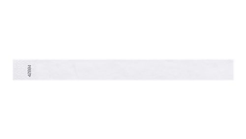 Tyvek 1" Wristbands - Solid White Custom