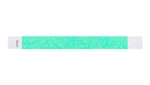 Tyvek 1" Wristbands - Solid Aqua