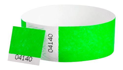 Tyvek 1" Wristbands - Detachable Stub