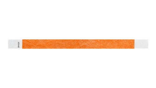 Tyvek 3/4" Wristbands - Solid Colours Goldenrod Custom