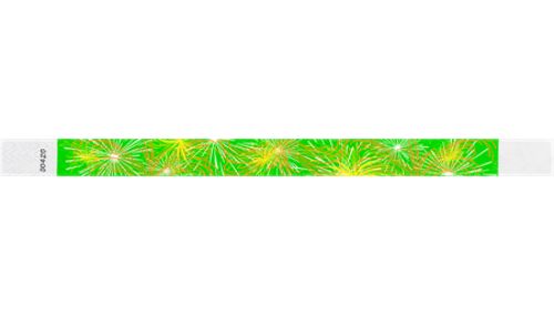 Tyvek 3/4&quot; Wristbands - Fireworks