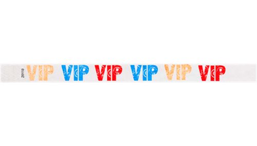 Tyvek 3/4&quot; Wristbands - VIP