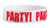 Tyvek 3/4" Wristbands - Red Party