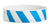 Tyvek 3/4" Wristbands - Blue Stripes